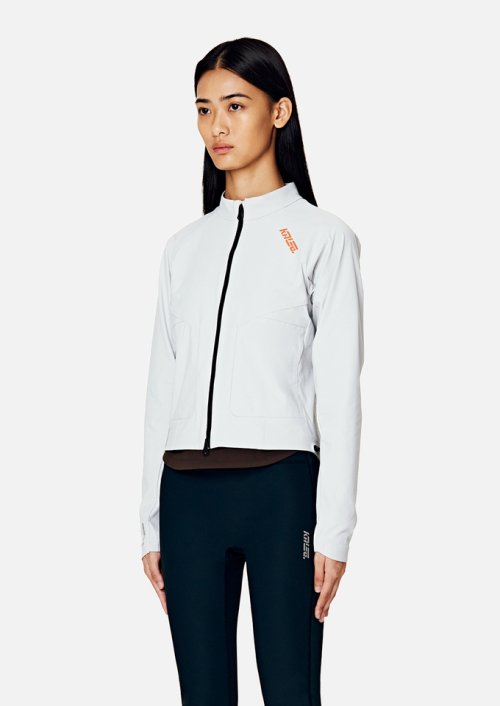 Женская куртка софтшелл Pacer Track (Light Grey)