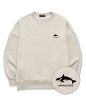밴웍스(VANNWORKS) Whale 오버핏 맨투맨 (VLS0058) 오트밀
