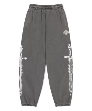 마하그리드(MAHAGRID) DAGGER PIGMENT SWEATPANT CHARCOAL(MG2ESMPA02A) 상품 이미지