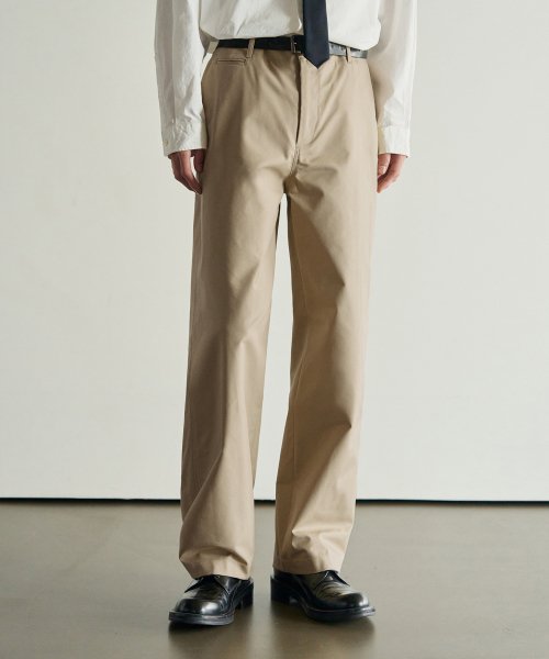 Брюки чинос офицера из лиоцелла [BEIGE]