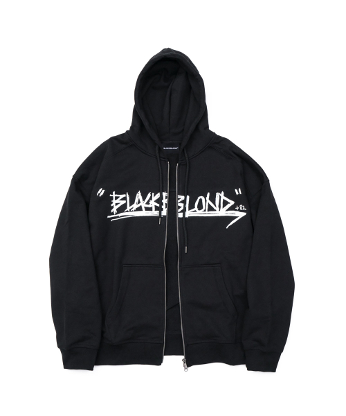 Худи на молнии Vivid Arrow Graffiti Logo (Black)