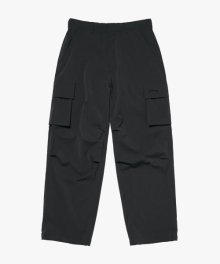 STRETCH NYLON CARGO PANTS-DARK GREY