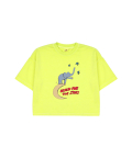 코끼리 피그먼트 숏 슬리브 티셔츠_옐로우