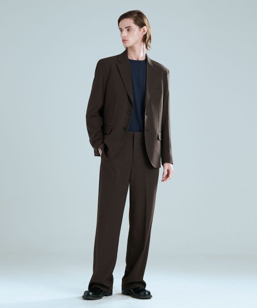 Костюмные широкие брюки Heritage, Brown
