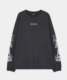 MATE WASHED LONG SLEEVE CHARCOAL