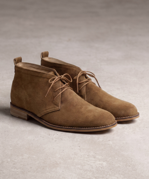 스탠다드 라운드토 스웨이드 처커부츠 7702-QS [MID BROWN]