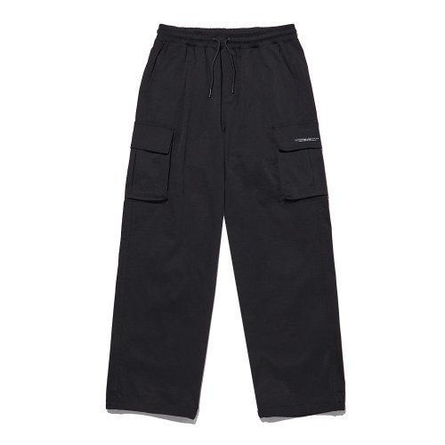 Карго-брюки 24SS semi-wide с одной складкой Black ITY1PL01ABK