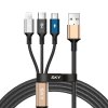3in1 27W USB-A to C타입 8핀 5핀 멀티 고속충전 케이블