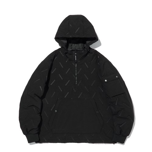 Анорак с капюшоном и стежкой Black ITY1UP06ABK
