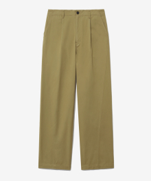 ORGANIC COTTON CURVED CHINO PANTS BEIGE