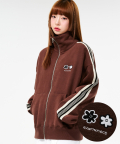 DAISY TRACK LINE JACKET (BROWN)