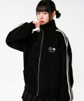 DAISY TRACK LINE JACKET (BLACK)