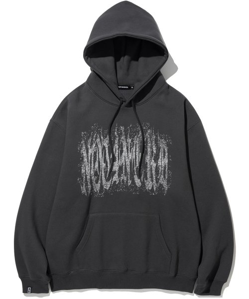 パーカー・フーディ NOT4NERD Spray Logo Pullover Hood Charcoal HD075CH 낫포너드(NOT4NERD) Spray Logo Pullover Hood - Charcoal