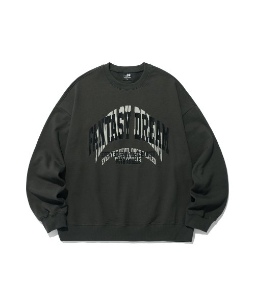 [나이스고스트클럽] FANTASY DREAM APPLIQUE SWEATSHIRTS_CHARCOAL(NG2ESUM444A) NG2ESUM444ACH
