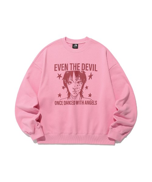 MUSINSA | ナイスゴーストクラブ Anime Cut Sweatshirt_Pink (NG2ESUM446A)