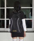 Nylon Slouchy Backpack Black