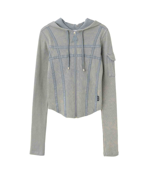 스컬프터(SCULPTOR) Washed Bondage Hoodie Washed Sage - 사이즈