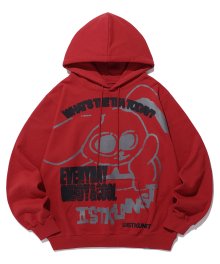 WTT HOODIE_RED(IK2ESMM406A)