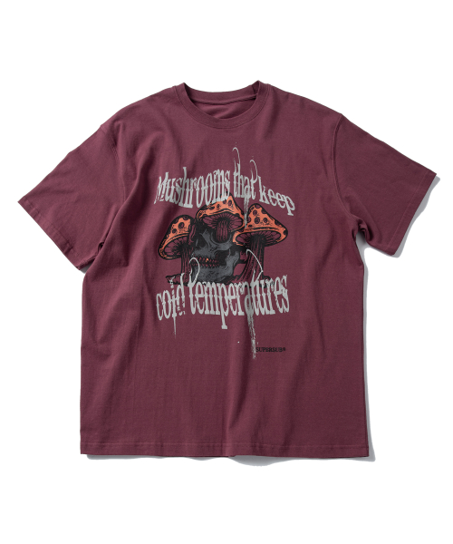 Футболка Ice Mushroom — Deep Pink