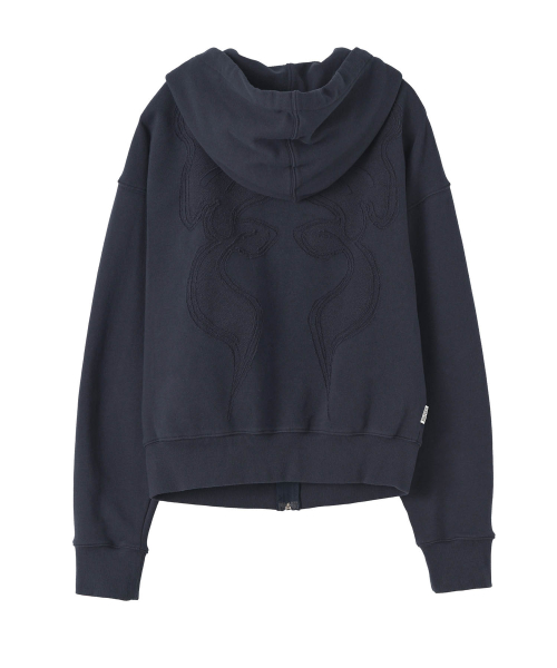 스컬프터(SCULPTOR) Acid Peel Bow Hoodie Navy - 사이즈 & 후기