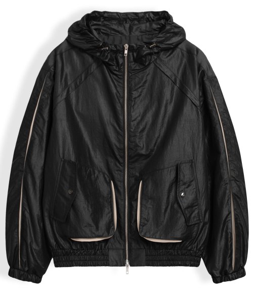 Ветровка Placid Layer Slit [Cream Black]