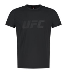 UFC 텐션 빅로고 머슬핏 반팔 티셔츠 블랙 U4SSV2106BK