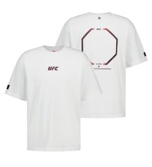 UFC 옥타곤 릴렉스핏 반팔 티셔츠 화이트 U4SSV2303WH