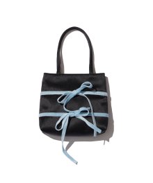 Ribbon Silk Bag (black)