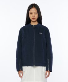 Cotton Racing Jacket (navy)