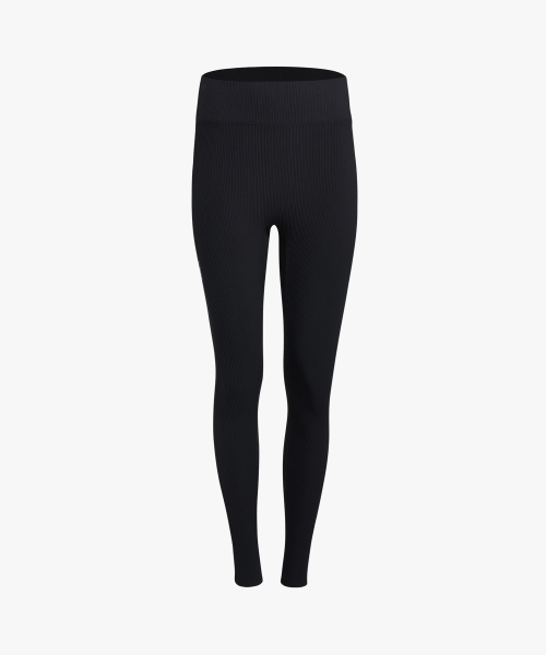Женские легинсы в рубчик из тактеля SPIPCNFL358WBLK