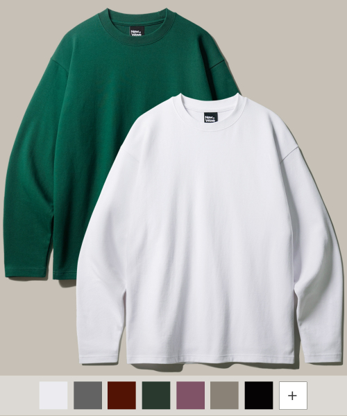 [2PACK] Лонгслив New Wave Double Cotton Stack 9 цветов SJLT1445