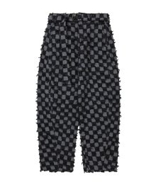 Checkerboard Jeans [CHARCOAL]