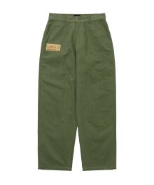 Canvas Double Knee Pants [KHAKI]