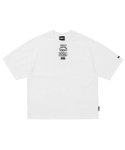 아조바이아조(AJOBYAJO) Total Logo Embroidered T-Shirt [WHITE]