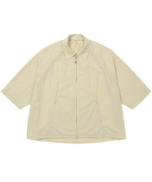 Nylon Cape Shirt [BEIGE]