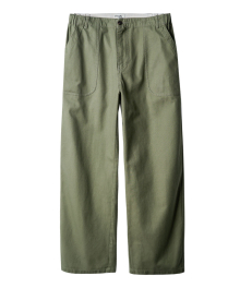 Elastic Fatigue Pants Olive