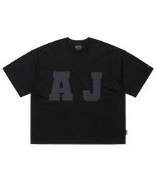 [PBA] AJ Nylon Applique T-shirt [BLACK]