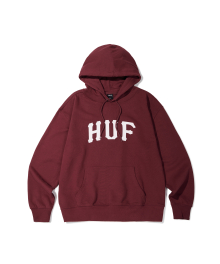 ARCH LOGO HOODIE [BURGUNDY]