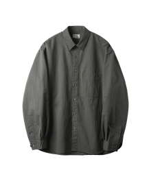 Washed Nylon Shirt Charcoal