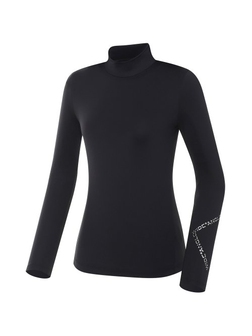 TO базовый слой с высоким воротником L Black