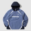 엄브로(UMBRO) HBL CELEB 후드 웜업 아노락 버팔로 블루(UP123CWT22)