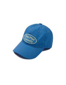 [Mmlg] COLOR BUTTON COTTON CAP (BLUE)