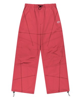 마하그리드(MAHAGRID) COVER STITCH PARACHUTE PANT RED(MG2ESMPA11A) 상품 이미지