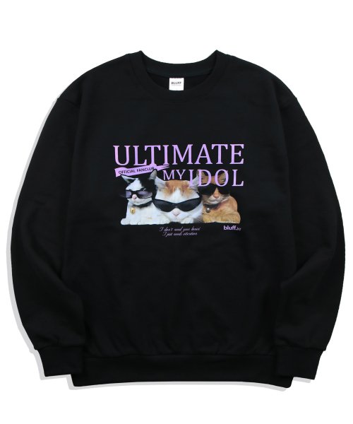 Свитшот U.M.I с котиком [BLACK]