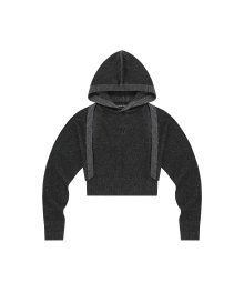 Bolero knit hood - CHARCOAL GREY
