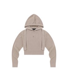 Bolero knit hood - BEIGE
