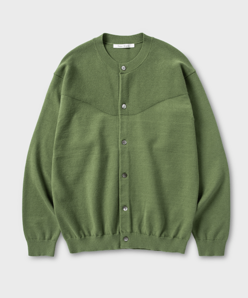 ROUND кардиган KNIT_GREEN