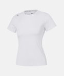 데상트(DESCENTE) 여성 에센셜 반팔 티셔츠 화이트
