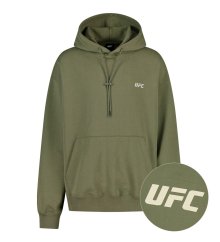 UFC 리플렉티브 로고 오버핏 후드티 카키 U2HDV1308KH