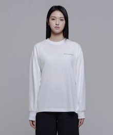 N241UTS901 세미오버핏 컴포터블 티셔츠 WHITE